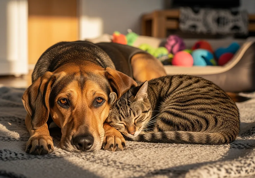 بیماری مشترک سگ گربه