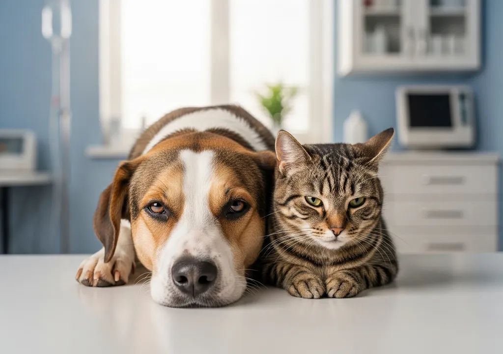 بیماری مشترک سگ گربه