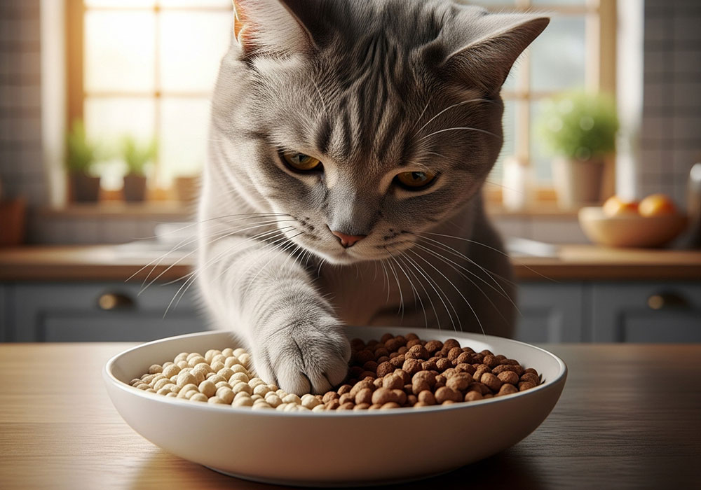 تغییر غذای سگ گربه