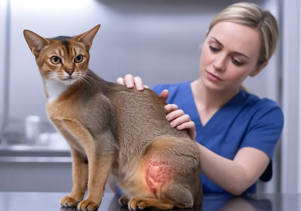 ریزش موی گربه