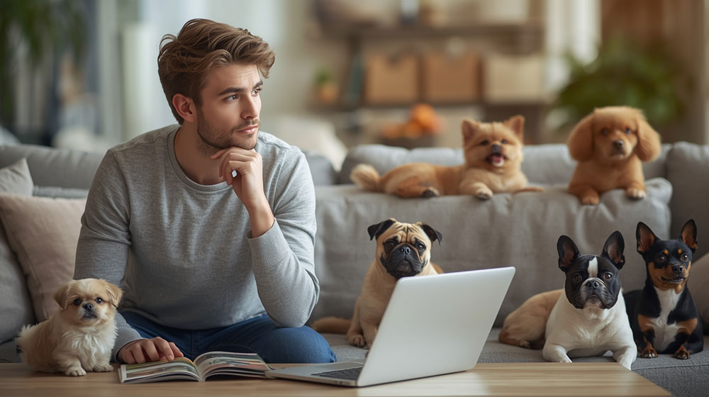 نگهداری سگ منزل