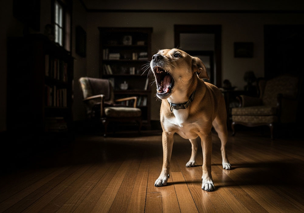 پارس کردن سگ