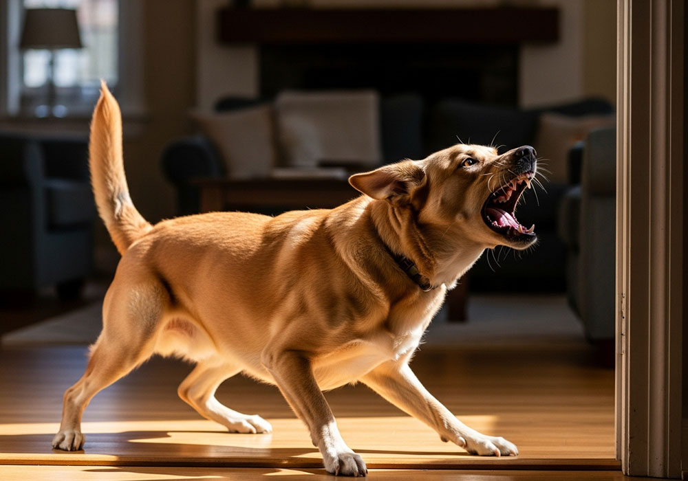 پارس کردن سگ