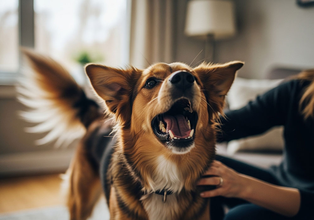 پارس کردن سگ