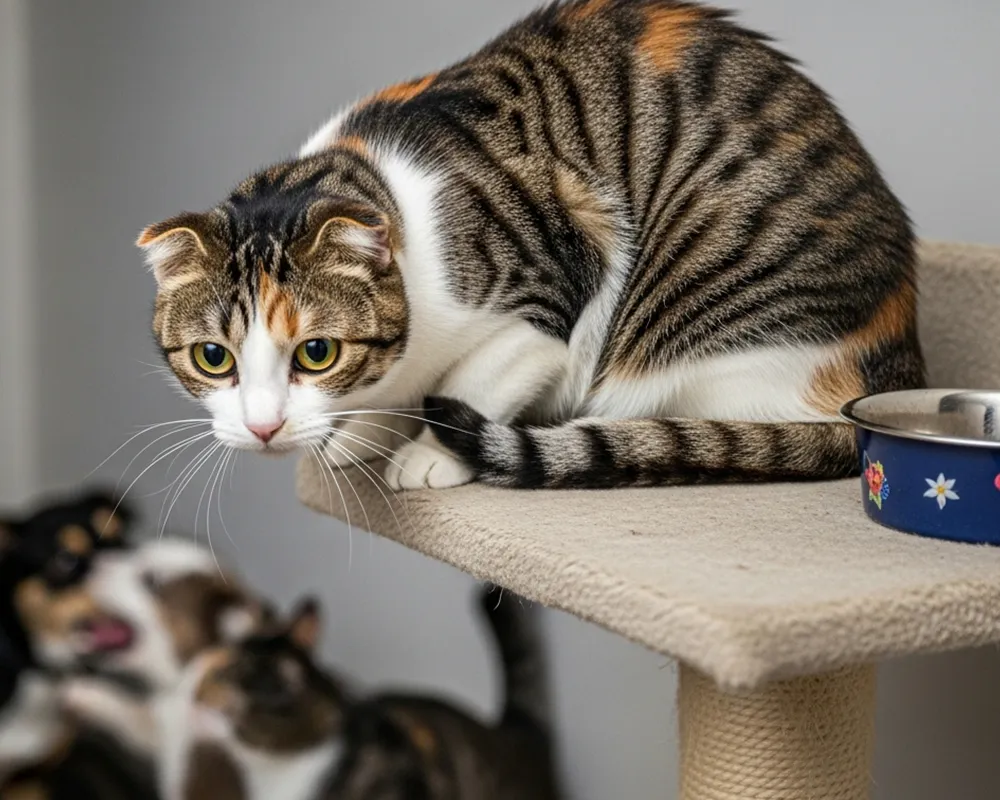 گربه غذا نمی خورد