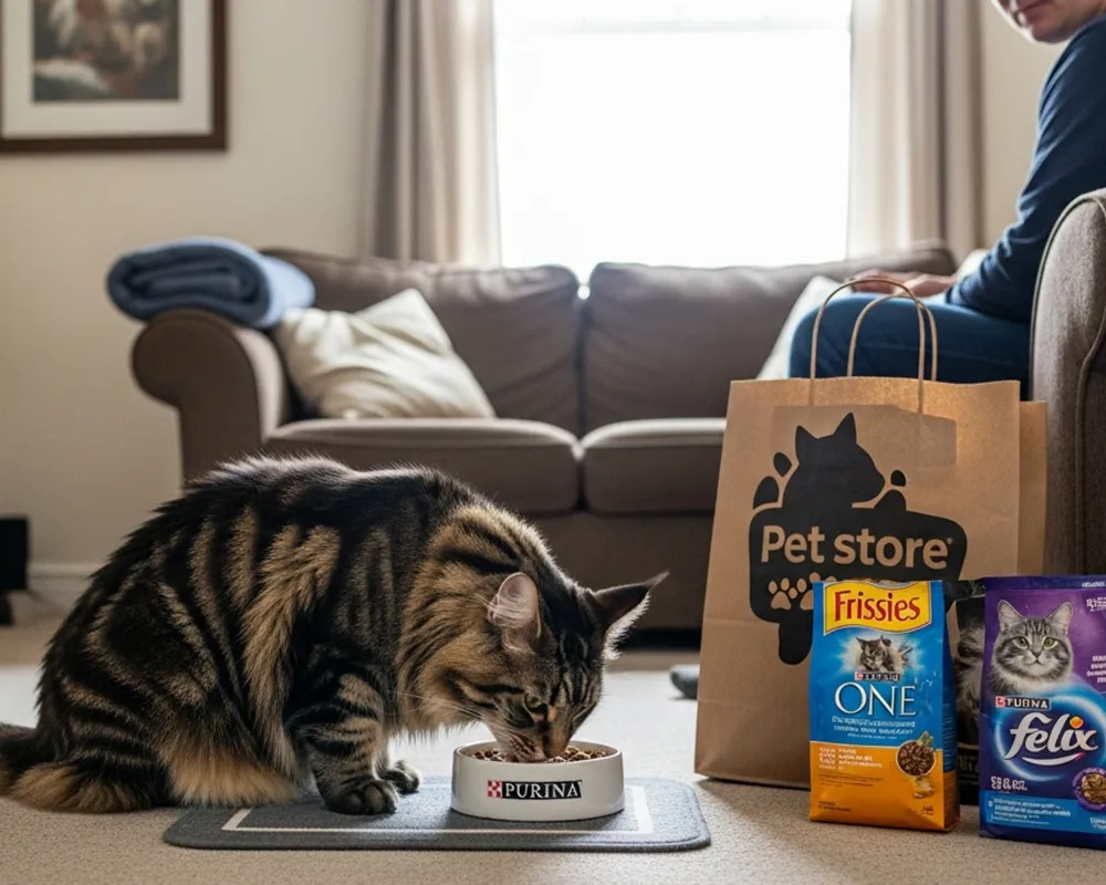 گربه غذا نمی خورد