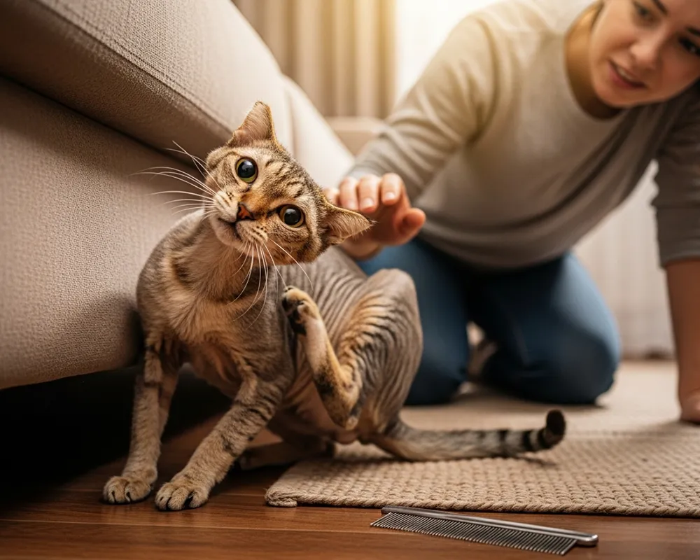 کک کنه گربه